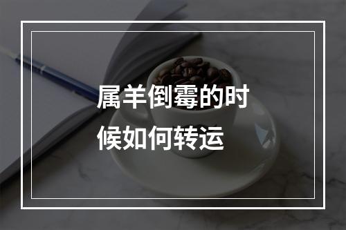 属羊倒霉的时候如何转运