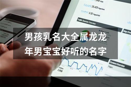 男孩乳名大全属龙龙年男宝宝好听的名字
