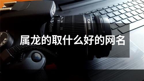 属龙的取什么好的网名