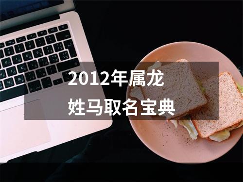 2012年属龙姓马取名宝典