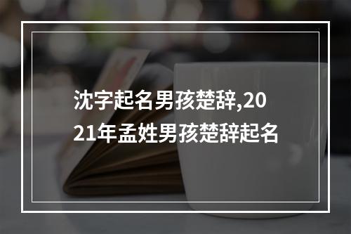 沈字起名男孩楚辞,2021年孟姓男孩楚辞起名