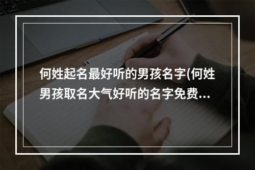 何姓起名最好听的男孩名字(何姓男孩取名大气好听的名字免费)