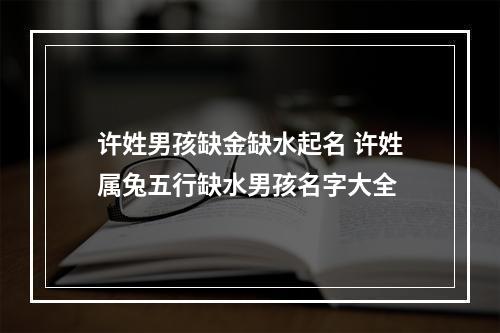 许姓男孩缺金缺水起名 许姓属兔五行缺水男孩名字大全