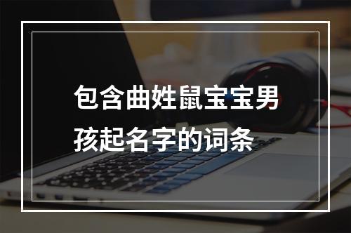 包含曲姓鼠宝宝男孩起名字的词条