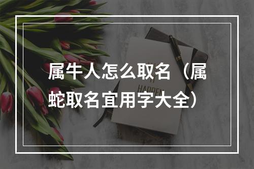 属牛人怎么取名（属蛇取名宜用字大全）