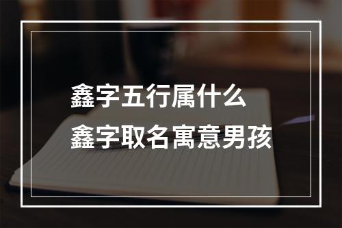 鑫字五行属什么 鑫字取名寓意男孩