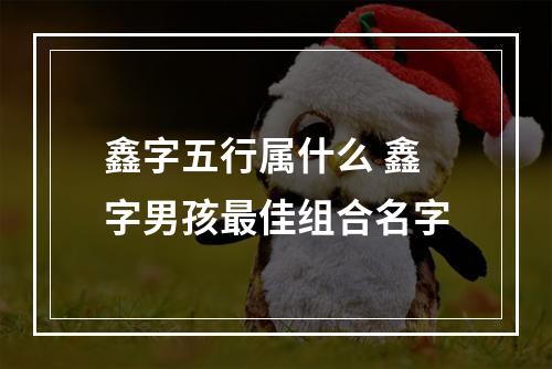 鑫字五行属什么 鑫字男孩最佳组合名字