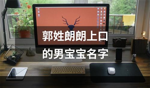 郭姓朗朗上口的男宝宝名字