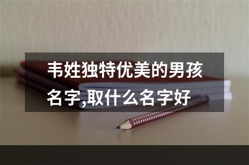 韦姓独特优美的男孩名字,取什么名字好