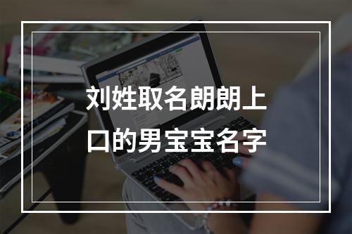 刘姓取名朗朗上口的男宝宝名字