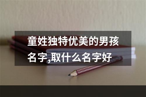 童姓独特优美的男孩名字,取什么名字好