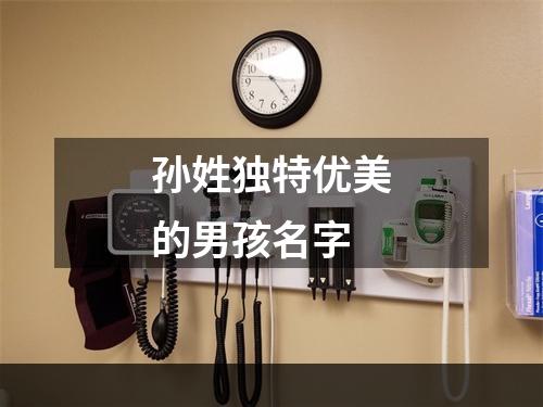 孙姓独特优美的男孩名字