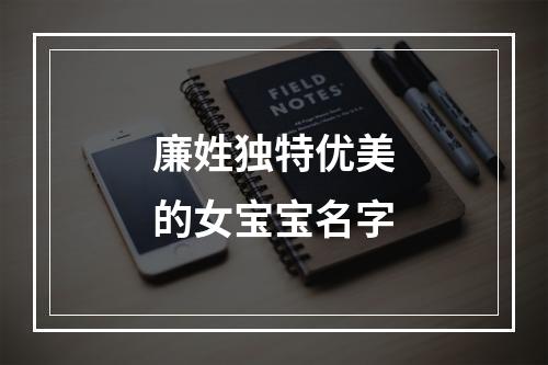 廉姓独特优美的女宝宝名字