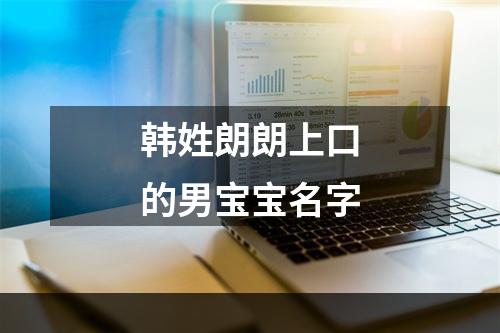 韩姓朗朗上口的男宝宝名字