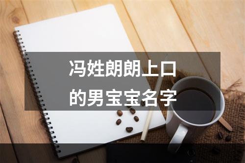 冯姓朗朗上口的男宝宝名字