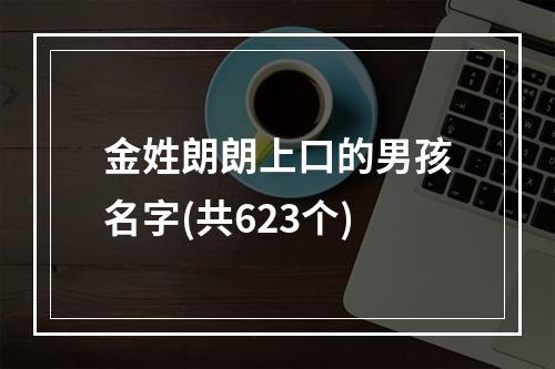 金姓朗朗上口的男孩名字(共623个)