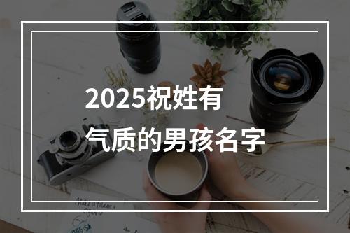2025祝姓有气质的男孩名字