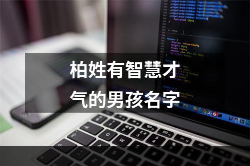 柏姓有智慧才气的男孩名字