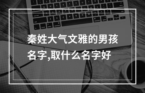秦姓大气文雅的男孩名字,取什么名字好