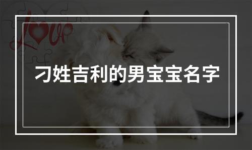 刁姓吉利的男宝宝名字