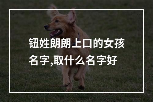 钮姓朗朗上口的女孩名字,取什么名字好