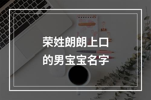 荣姓朗朗上口的男宝宝名字