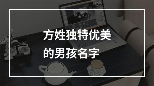 方姓独特优美的男孩名字