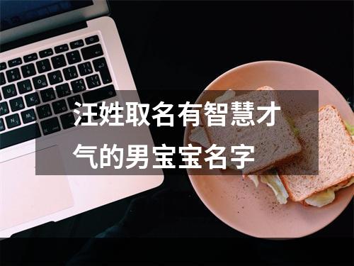 汪姓取名有智慧才气的男宝宝名字