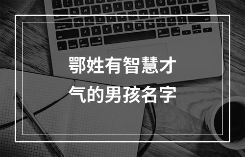 鄂姓有智慧才气的男孩名字