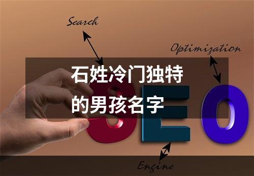 石姓冷门独特的男孩名字