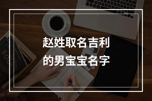 赵姓取名吉利的男宝宝名字