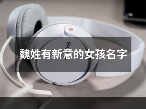 魏姓有新意的女孩名字