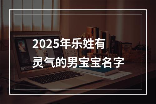 2025年乐姓有灵气的男宝宝名字