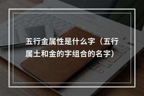 五行金属性是什么字（五行属土和金的字组合的名字）