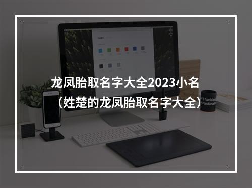 龙凤胎取名字大全2023小名（姓楚的龙凤胎取名字大全）