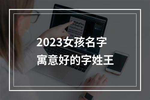 2023女孩名字寓意好的字姓王