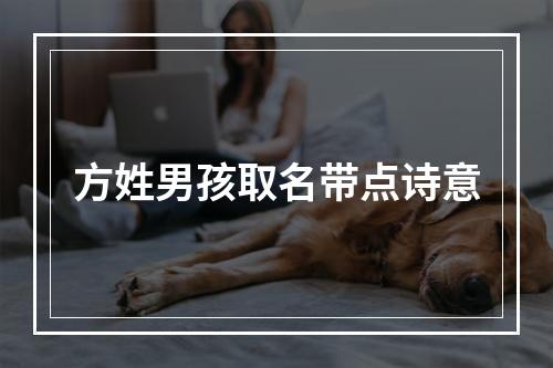 方姓男孩取名带点诗意