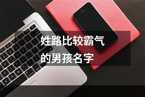 姓路比较霸气的男孩名字