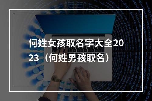 何姓女孩取名字大全2023（何姓男孩取名）