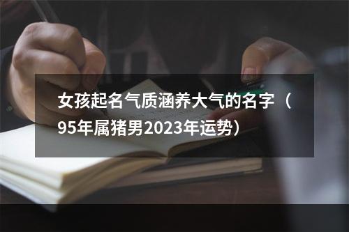 女孩起名气质涵养大气的名字（95年属猪男2023年运势）