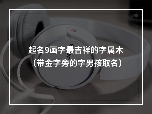 起名9画字最吉祥的字属木（带金字旁的字男孩取名）