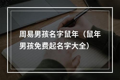 周易男孩名字鼠年（鼠年男孩免费起名字大全）
