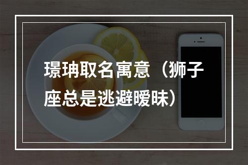 璟珃取名寓意（狮子座总是逃避暧昧）