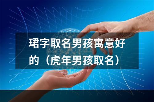 珺字取名男孩寓意好的（虎年男孩取名）