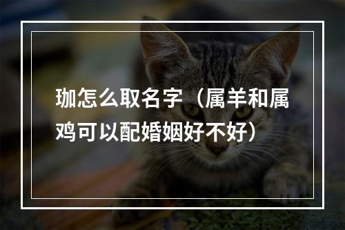 珈怎么取名字（属羊和属鸡可以配婚姻好不好）