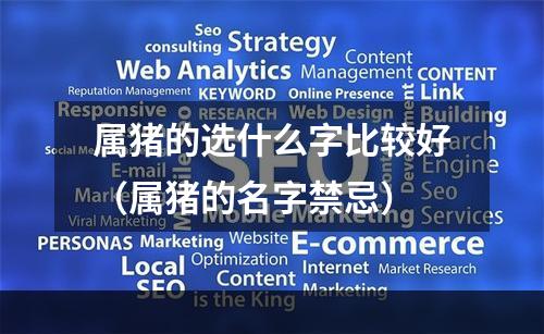 属猪的选什么字比较好（属猪的名字禁忌）