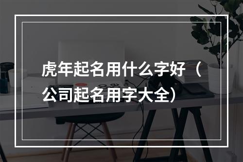 虎年起名用什么字好（公司起名用字大全）