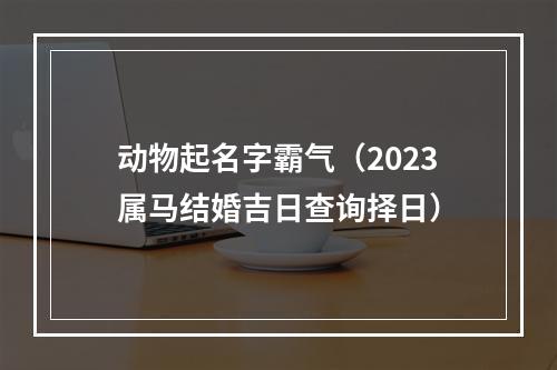 动物起名字霸气（2023属马结婚吉日查询择日）