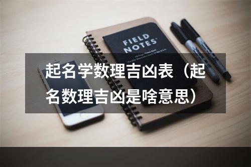 起名学数理吉凶表（起名数理吉凶是啥意思）