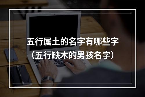 五行属土的名字有哪些字（五行缺木的男孩名字）